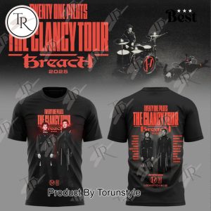Twenty One Pilots The Clancy Tour Breach 2025 V2 Hoodie