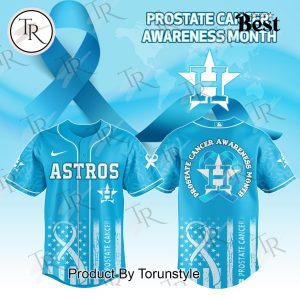 Houston Astros X Prostate Cancer Awareness Blue Edition 2025 Baseball Jersey Houston Astros X Prostate Cancer Awareness Blue Edition 2025 Baseball Jersey