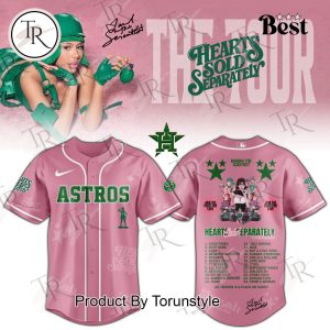 Houston Astros X Mariah the Scientist Tour Hearts Sold Separately Baseball Jersey
