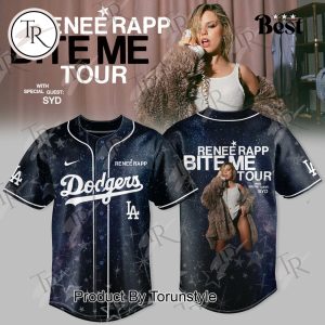 Los Angeles Dodgers X Renee Rapp Bite Me Tour 2025 Baseball Jersey
