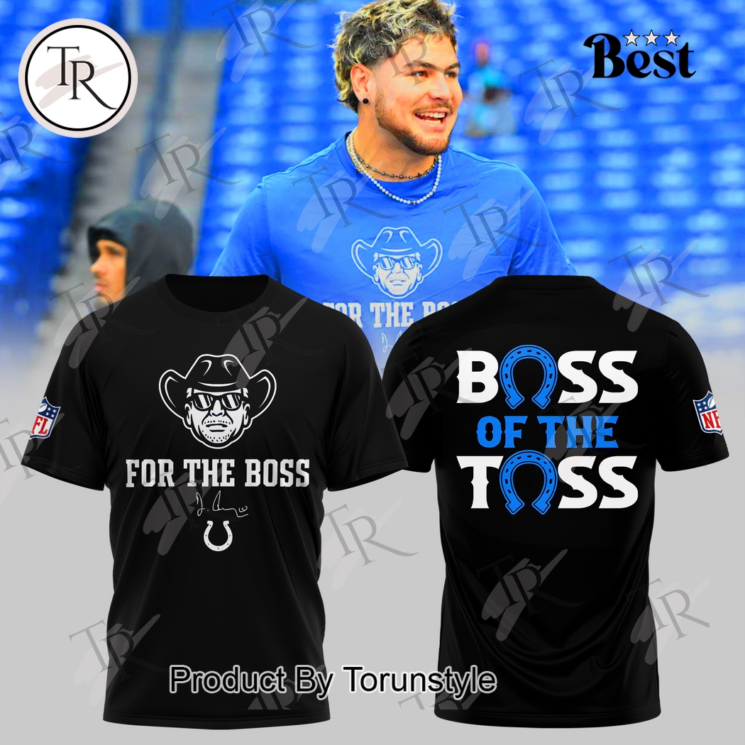 Jim Irsay - Boss Of The Toss Black Edition 2025 Hoodie Jim Irsay - Boss Of The Toss Black Edition 2025 Hoodie