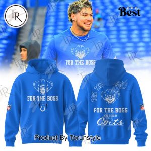 Jim Irsay – For The Boss 1959–2025 Blue Edition Hoodie