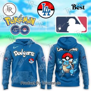 Los Angeles Dodgers x Blastoise Pokemon Go 2025 Hoodie