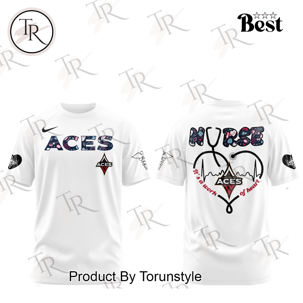Las Vegas Aces - NURSES Night White Edition Hoodie Las Vegas Aces - NURSES Night White Edition Hoodie