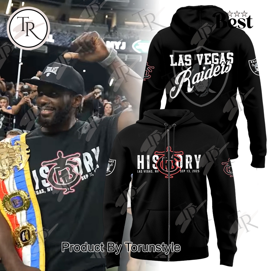 Las Vegas Raiders X Terence Crawford History Hoodie Las Vegas Raiders X Terence Crawford History Hoodie