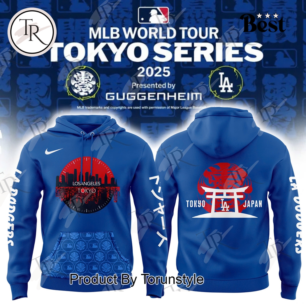 Los Angeles Dodgers Japan World Tour Tokyo Series 2025 Hoodie Los Angeles Dodgers Japan World Tour Tokyo Series 2025 Hoodie