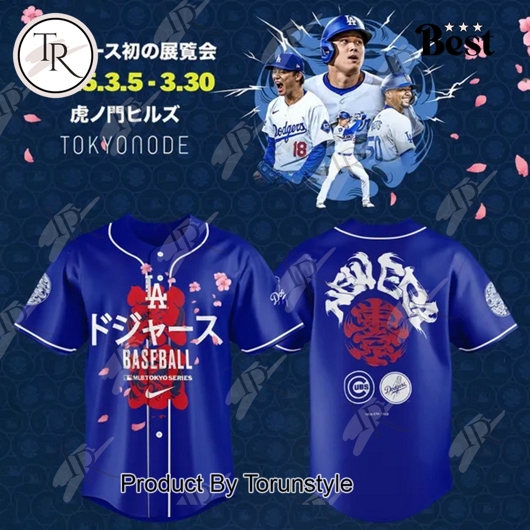 Los Angeles Dodgers Tokyo Series 2025 New Era Baseball Jersey Los Angeles Dodgers Tokyo Series 2025 New Era Baseball Jersey