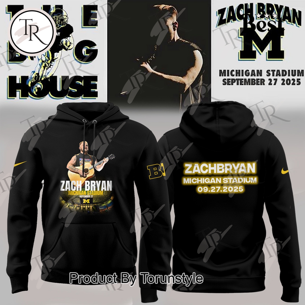 Michigan Wolverines X Zach Bryan Tour 2025 The Quittin Time Hoodie Michigan Wolverines X Zach Bryan Tour 2025 The Quittin Time Hoodie