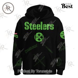Pittsburgh Steelers X Teenage Mutant Ninja Turtles Black Edition Hoodie