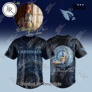 Arizona Cardinals X Laufey – Tour A Matter Of Time 2025 Navy Baseball Jersey