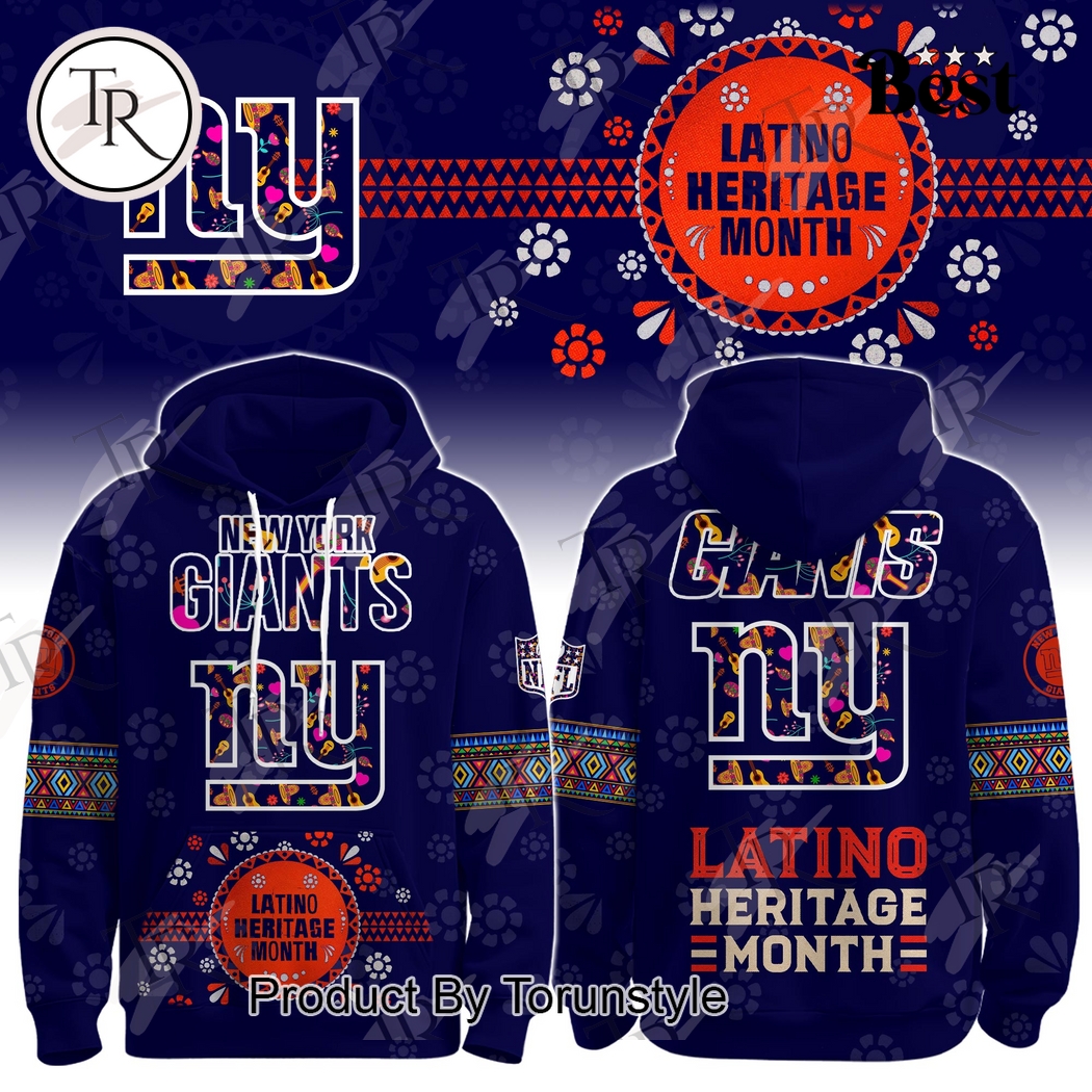 New York Giants X Celebrate Latino Heritage Month 2025 Hoodie New York Giants X Celebrate Latino Heritage Month 2025 Hoodie