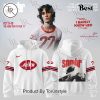 New England Patriots X Sombr – Tour 2025 The Late Nights And Young Romance White Hoodie
