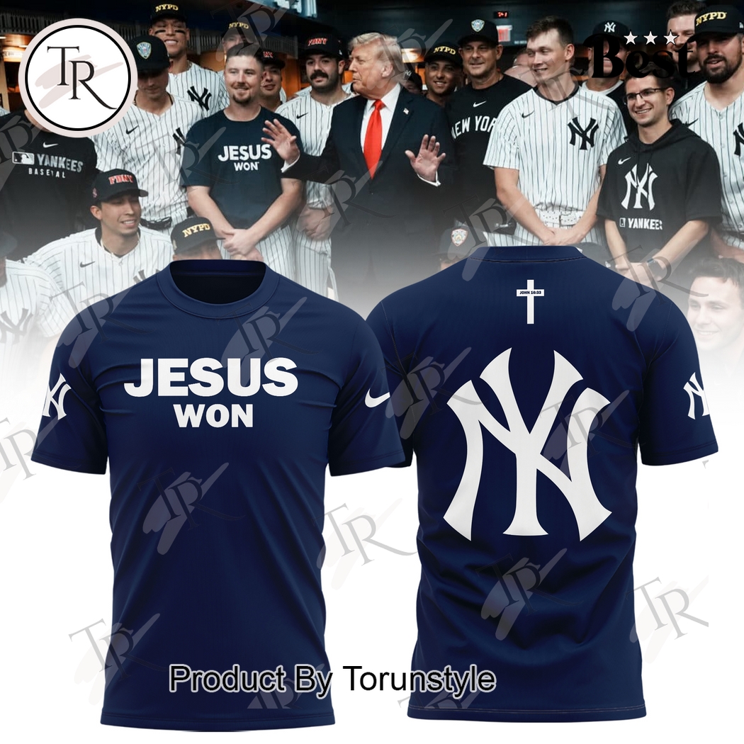 New York Yankees - Jesus Won Navy Edition Hoodie New York Yankees - Jesus Won Navy Edition Hoodie