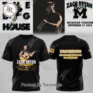 Michigan Wolverines X Zach Bryan Tour 2025 The Quittin Time Hoodie