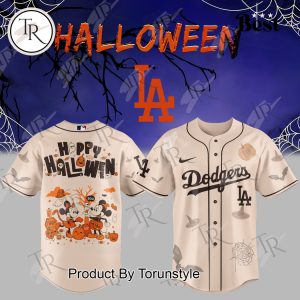 Los Angeles Dodgers X Halloween Design Mickey 2025 Baseball Jersey