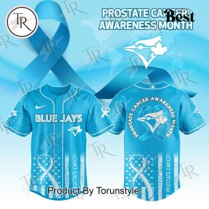 Toronto Blue Jays X Prostate Cancer Awareness Blue Edition 2025 Baseball Jersey