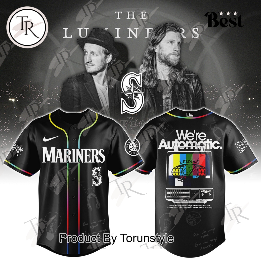 Seattle Mariners X The Lumineers World Tour 2025 The Automatic Baseball Jersey Seattle Mariners X The Lumineers World Tour 2025 The Automatic Baseball Jersey