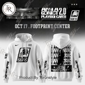 Phoenix Suns X Playboi Carti Antagonist Tour 2.0 Limited Edition Hoodie – White
