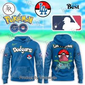 Los Angeles Dodgers x Bulbasaur Pokemon Go 2025 Hoodie