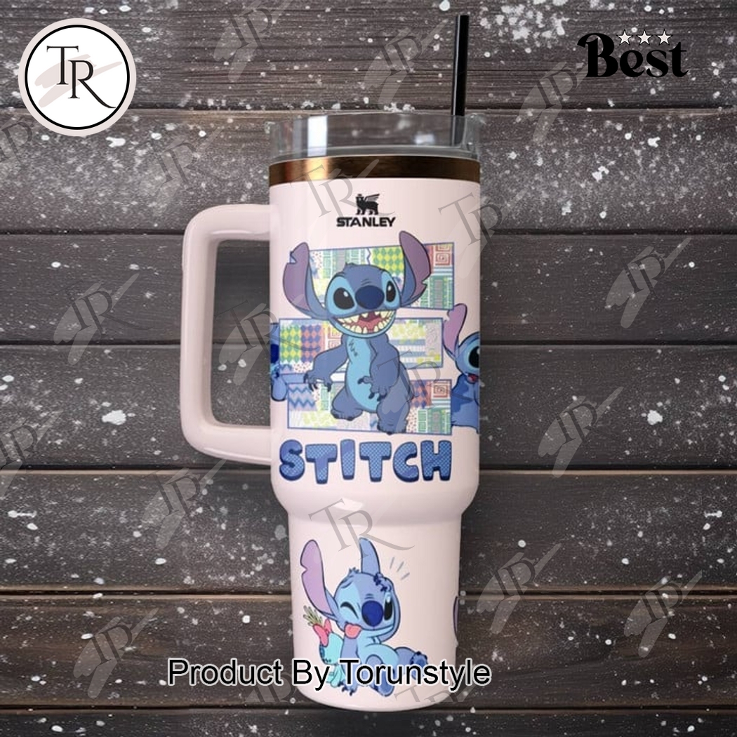 Stitch - Happy Vibe 40oz Tumbler Stitch - Happy Vibe 40oz Tumbler
