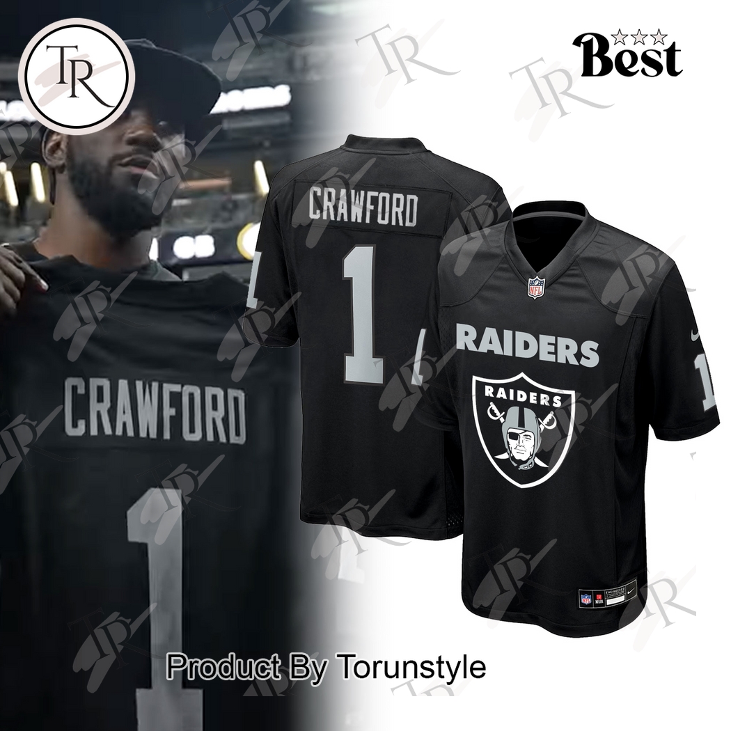Terence Crawford X Las Vegas Raiders 2025 Football Jersey Terence Crawford X Las Vegas Raiders 2025 Football Jersey