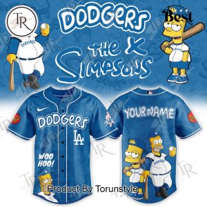 Los Angeles Dodgers The Simpsons Heritage 2025 Baseball Jersey – Blue