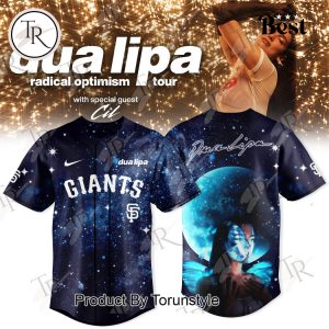 San Francisco Giants X Dua Lipa 2025 Radical Optimism Tour Special Edition Baseball Jersey