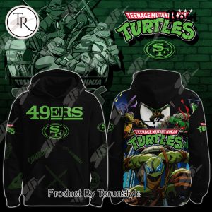 San Francisco 49ers X Teenage Mutant Ninja Turtles Black Edition Hoodie