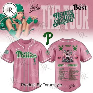 Philadelphia Phillies X Mariah the Scientist Tour Hearts Sold Separately Baseball Jersey