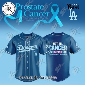 Los Angeles Dodgers X Prostate Cancer Awareness Month Blue Edition Baseball Jersey