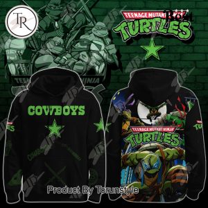 Dallas Cowboys X Teenage Mutant Ninja Turtles Black Edition Hoodie Dallas Cowboys X Teenage Mutant Ninja Turtles Black Edition Hoodie