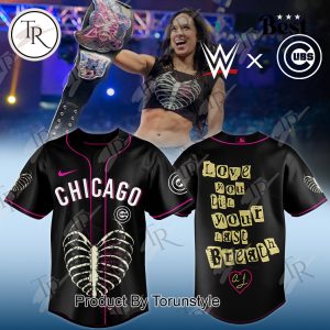 Chicago Cubs X AJ LEE HAS RETURNED Special Edition Baseball Jersey