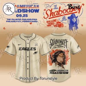 Philadelphia Eagles X Shaboozey The Great American Roadshow 2025 Baseball Jersey