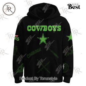 Dallas Cowboys X Teenage Mutant Ninja Turtles Black Edition Hoodie