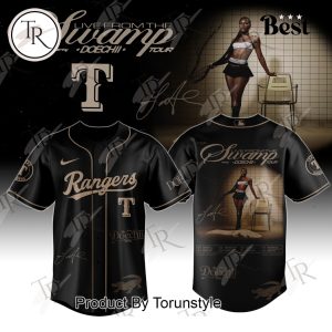 Texas Rangers X Doechii Tour 2025 “Live From The Swamp” Baseball Jersey