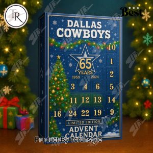 Dallas Cowboys Christmas 65th Anniversary 2025 Advent Calendar