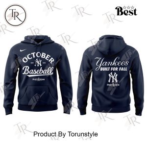 New York Yankees X Postseason 2025 October Navy Ver2 Hoodie