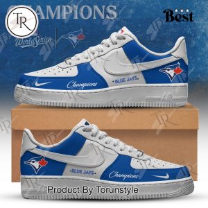 Toronto Blue Jays X World Series Champions Custom Name 2025 Air Force 1 Sneakers