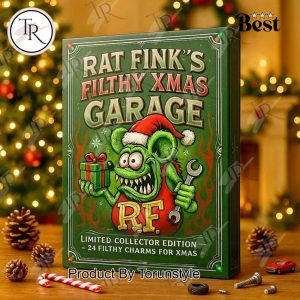 Rat Fink’s Filthy Xmas Garage Merry Christmas 2025 Advent Calendar