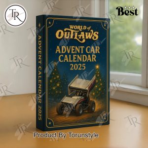 World Of Outlaws Car Merry Christmas 2025 Advent Calendar