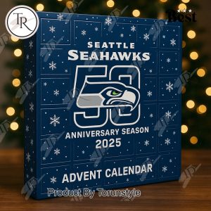 Seattle Seahawks 50th Anniversary Season 2025 Advent Calendar