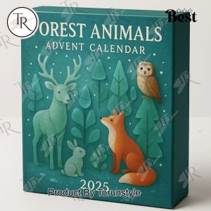 Forest Animals Merry Christmas 2025 Advent Calendar