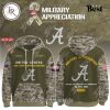 Georgia Bulldogs X Military Appreciation Custom Name 2025 Hoodie