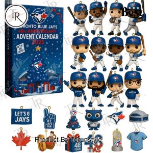 Toronto Blue Jays 48th Anniversary Merry Christmas 2025 Advent Calendar