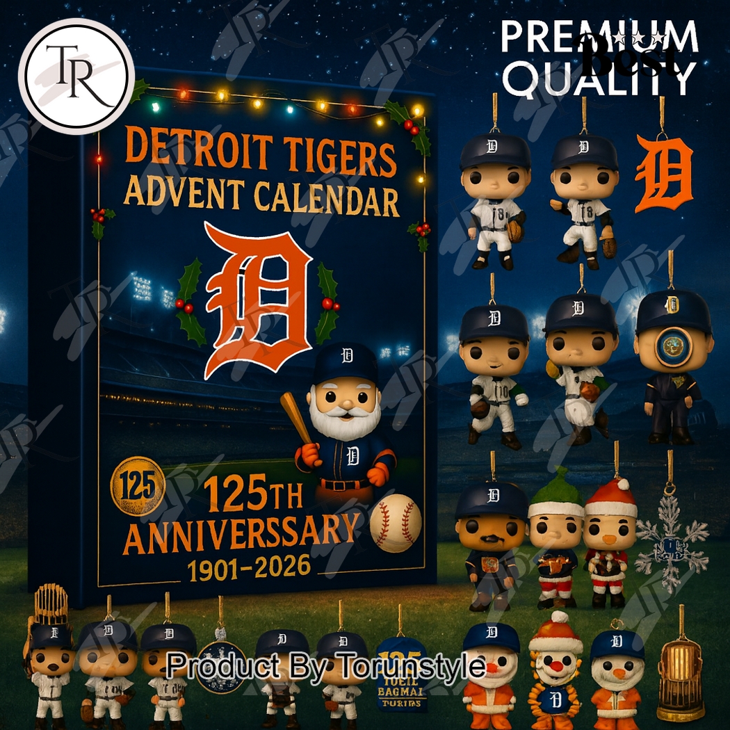 Detroit Tigers 125TH ANNIVERSARY Christmas Gift 2025 Advent Calendar Detroit Tigers 125TH ANNIVERSARY Christmas Gift 2025 Advent Calendar
