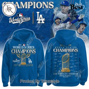 2025 Los Angeles Dodgers World Series Champions Blue Hoodie
