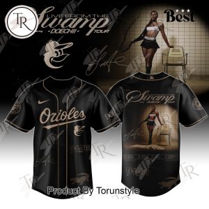 Baltimore Orioles X Doechii Tour 2025 “Live From The Swamp” Baseball Jersey