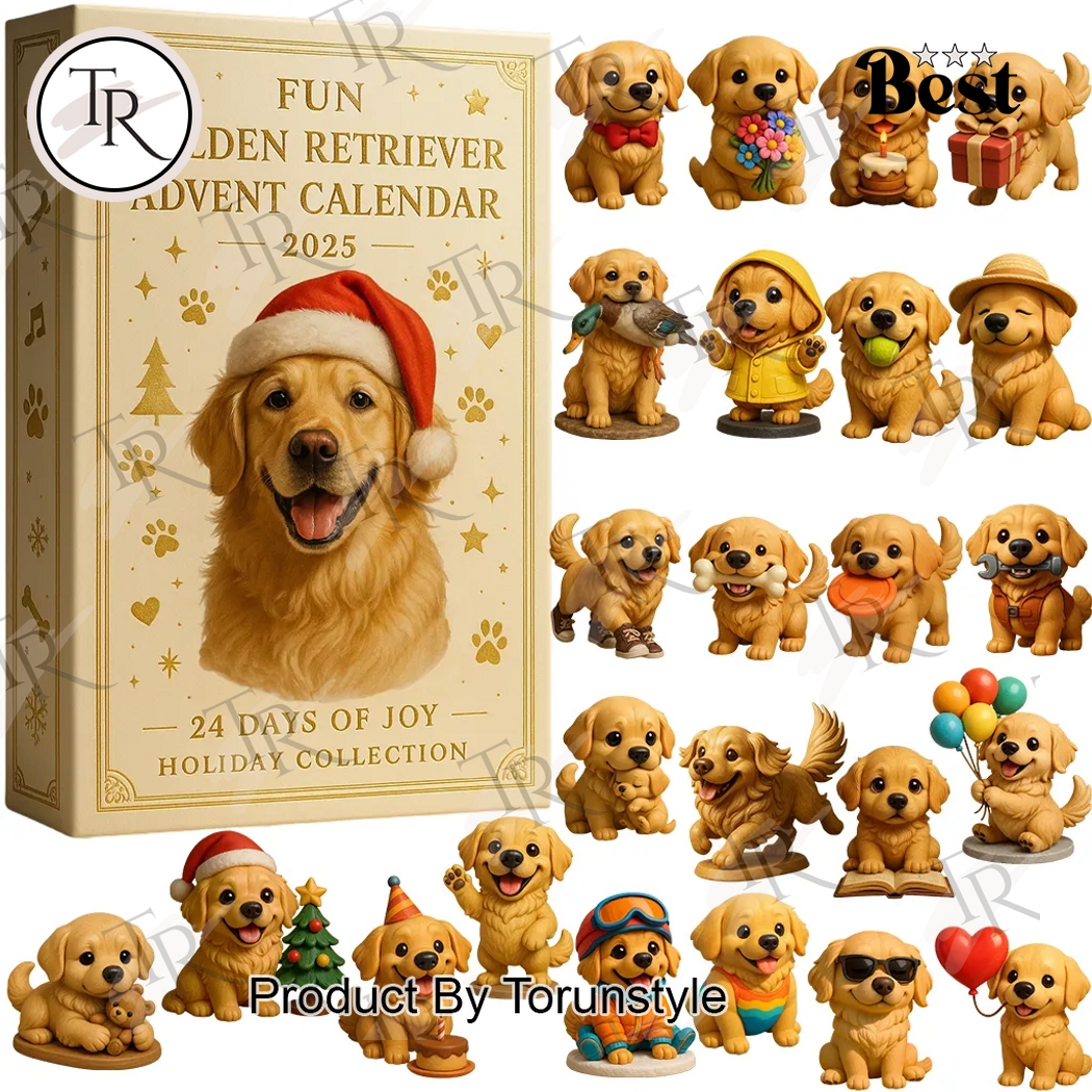 Fun Golden Retriever Holiday 2025 Advent Calendar Fun Golden Retriever Holiday 2025 Advent Calendar