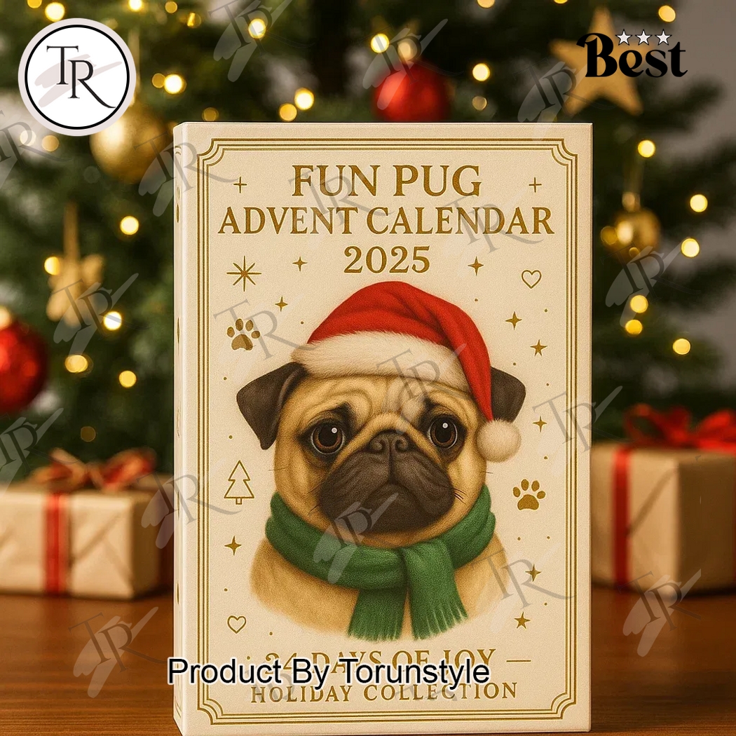 Fun Pug 24 Days Of Joy 2025 Advent Calendar Fun Pug 24 Days Of Joy 2025 Advent Calendar