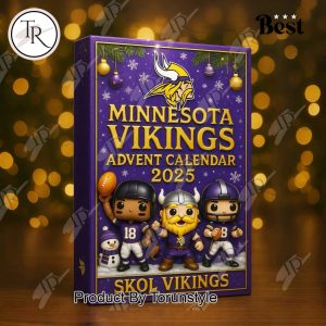 Minnesota Vikings Christmas 65th Anniversary 2025 Advent Calendar